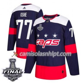 Camisola Washington Capitals T.J. Oshie 77 2018 Stanley Cup Final Patch Adidas Stadium Series Authentic - Homem